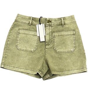 NWT Bagatelle Collection Olive Green Shorts Women’s Size 8 High Rise Stretch